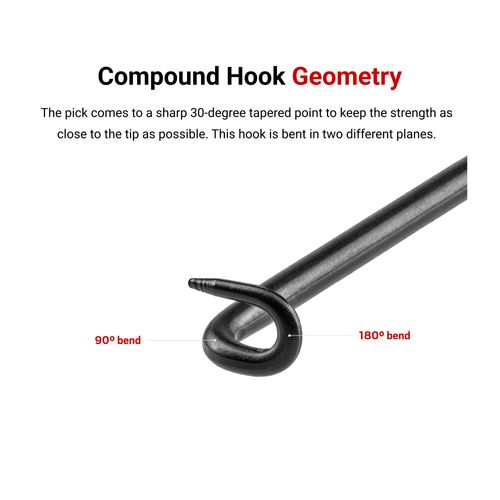 Main product image of Compound Blunt Hook (1/8" x 3")