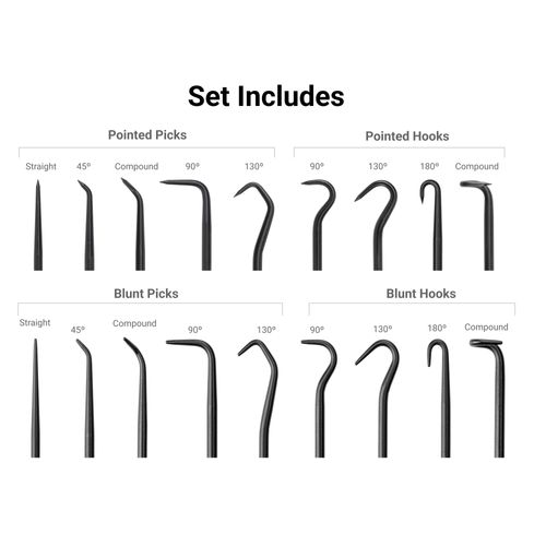 Main product image of Pointed and Blunt Pick and Hook Set (18-Piece)