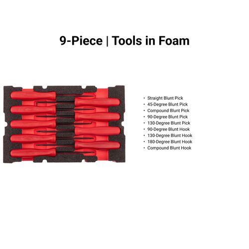Main product image of Blunt Pick and Hook Set w/ Mini Stacking Tool Box (9-Piece)