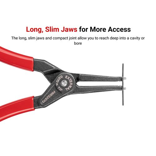 Main product image of 7" External Retaining Ring Pliers (0.070" Tips)