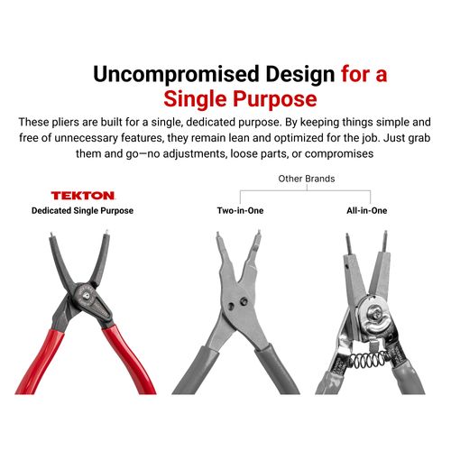 Main product image of 7" Internal and External Retaining Ring Pliers Set, 4 Pieces (0.070" Tips)