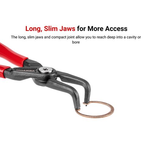 Main product image of 5" 90-Degree Internal and External Retaining Ring Pliers Set, 2 Pieces (0.037" Tips)