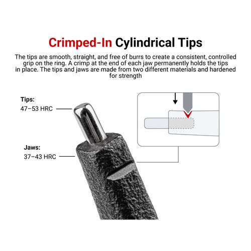 Main product image of 9" 90-Degree Internal and External Retaining Ring Pliers Set, 2 Pieces (0.090" Tips)