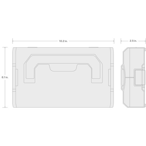 Main product image of 7" Internal and External Retaining Ring Pliers Set w/ Mini Stacking Tool Box, 4-Piece (0.070" Tips)