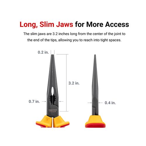 Main product image of 8" Insulated Long Nose Pliers