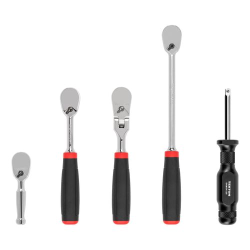 Main product image of 1/4" Drive Comfort Grip Ratchet and Spinner Handle Set (5-Piece)