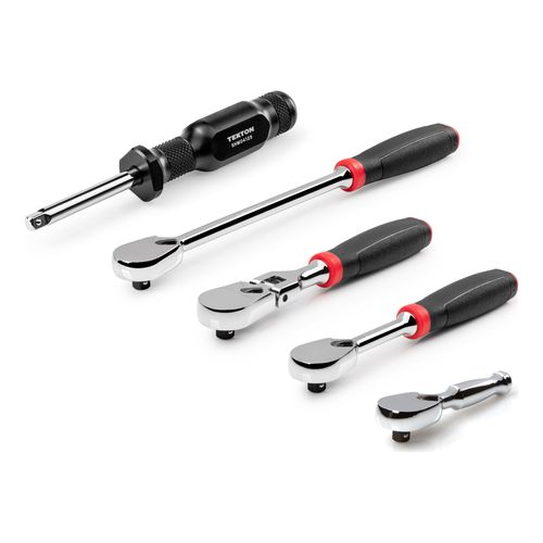 Main product image of 1/4" Drive Comfort Grip Ratchet and Spinner Handle Set (5-Piece)