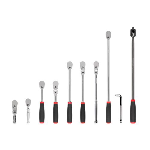 Main product image of 3/8" Drive Comfort Grip Ratchet, L-Handle, and Breaker Bar Set (10-Piece)