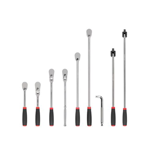 Main product image of 1/2" Drive Comfort Grip Ratchet, L-Handle, and Breaker Bar Set (9-Piece)