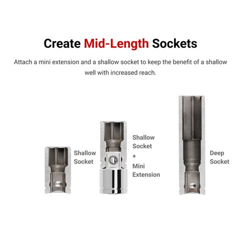 Main product image of 3/8" Drive x 1" Mini Extension