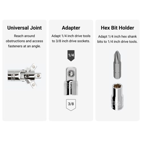 Main product image of 1/4" Drive Accessories Set (8-Piece)