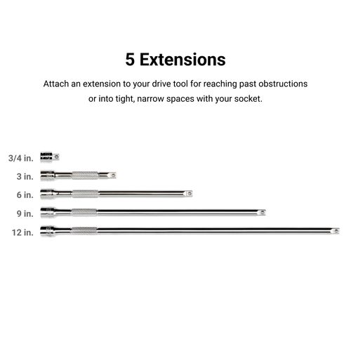 Main product image of 1/4" Drive Accessories Set (8-Piece)