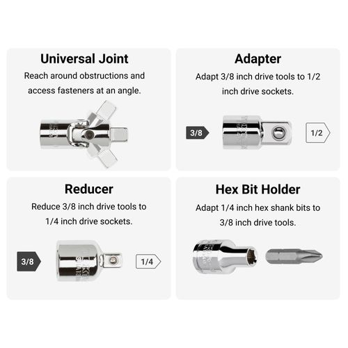 Main product image of 3/8" Drive Accessories Set (10-Piece)