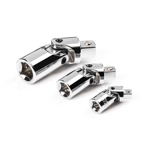 Main product image of 1/4, 3/8, 1/2" Drive Universal Joint Set (3-Piece)