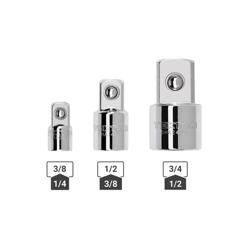 Main product image of 1/4, 3/8, 1/2" Drive Adapter Set (3-Piece)