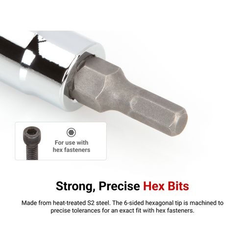 Main product image of 1/4" Drive x 3/16" Hex Bit Socket