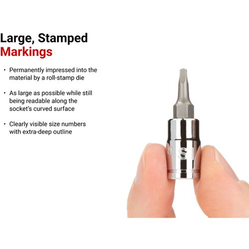 Main product image of 1/4" Drive x S0 Square Recess Bit Socket