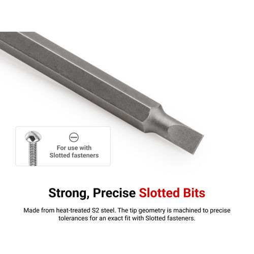 Main product image of 3/8" Drive x 1/4" Long Slotted Bit Socket