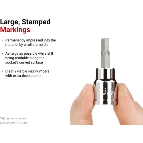 Main product image of 3/8" Drive x 3/16" Hex Bit Socket