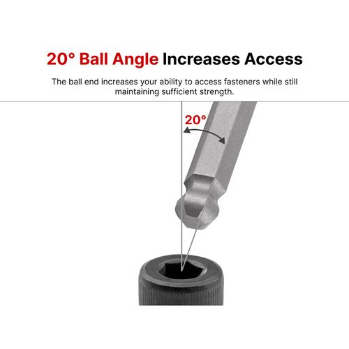 Main product image of 3/8" Drive x 7/32" Long Ball End Hex Bit Socket