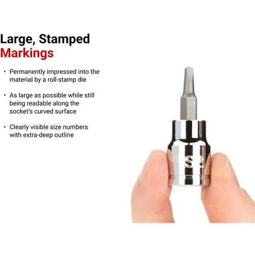 Main product image of 3/8" Drive x S3 Square Recess Bit Socket