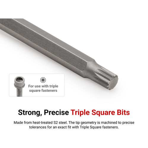 Main product image of 3/8" Drive x M5 Long Triple Square Bit Socket
