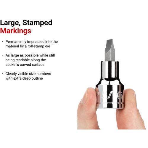 Main product image of 1/2" Drive x 5/8" Slotted Bit Socket