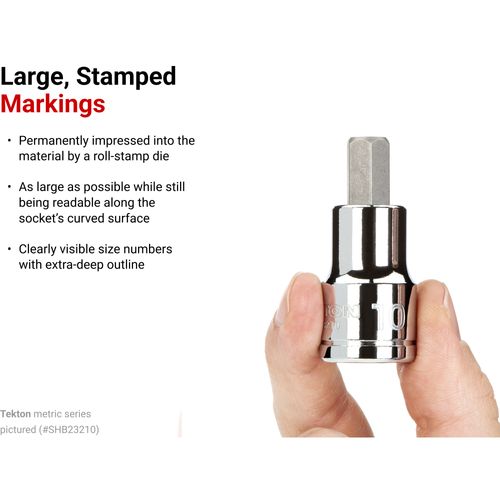 Main product image of 1/2" Drive x 6mm Hex Bit Socket