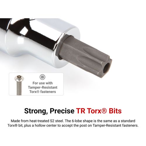 Main product image of 1/2" Drive x MT14 Tamper-Resistant Triple Square Bit Socket