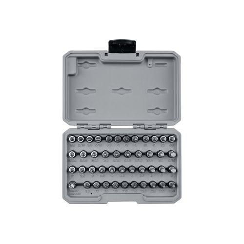 Main product image of 1/4" Drive Hex, Torx, Phillips, Slotted, Square Bit Socket Set (44-Piece)