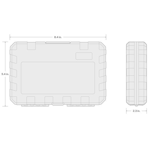 Main product image of 1/4" Drive Hex, Torx, Phillips, Slotted, Square Bit Socket Set (44-Piece)