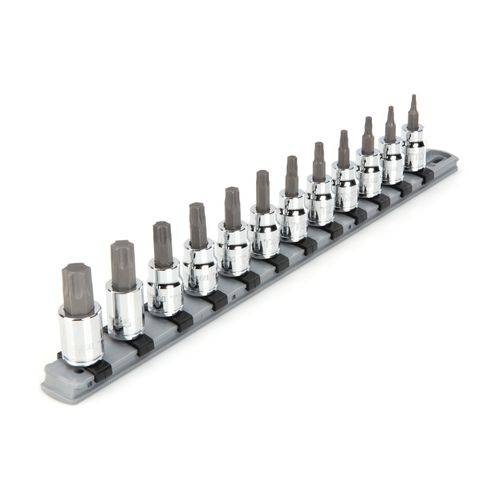 Main product image of 3/8" Drive Torx Bit Socket Set with Rail, 12-Piece (T10-T60)
