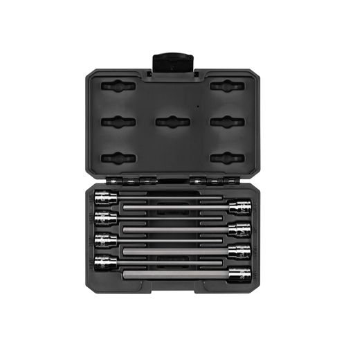Main product image of 3/8" Drive Long Hex Bit Socket Set, 8-Piece (1/8-3/8")