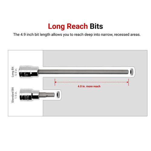 Main product image of 3/8" Drive Hex Bit Socket Set, 38-Piece (1/8-3/8", 3-10mm)