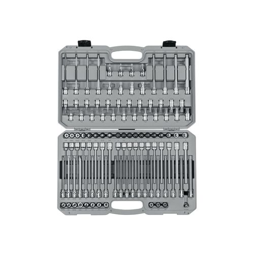 Main product image of 3/8" Drive Hex, Torx, TR Torx, Phillips, Slotted, Square, Triple Square Bit Socket Set (110-Piece)