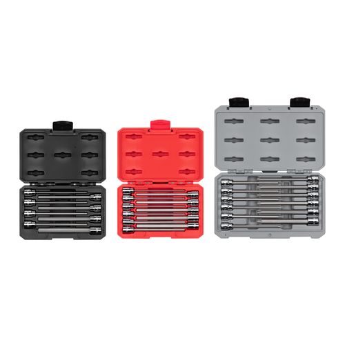 Main product image of 3/8" Drive Long Hex and Torx Bit Socket Set, 31-Piece (1/8-3/8", 3-10mm, T10-T60)