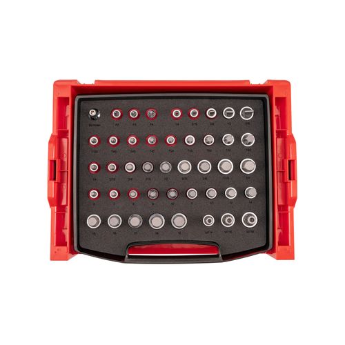 Main product image of 1/2" Drive Bit Socket Set w/ Open Top Drawer and Rack (44-Piece)