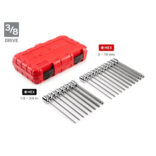 Main product image of 1/4', 3/8", & 1/2" Drive Bit Socket Set with Cases (248 Pieces)