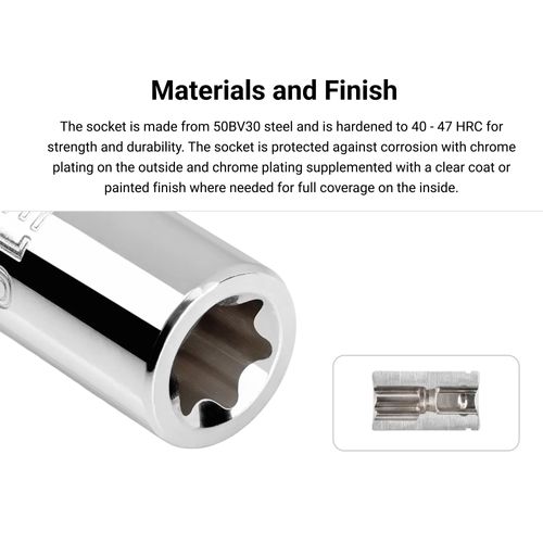 Main product image of 1/4" Drive x E12 Shallow External Star Socket