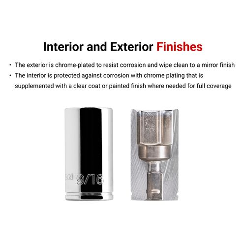Main product image of 1/4" Drive x 11mm Semi-Deep 6-Point Socket