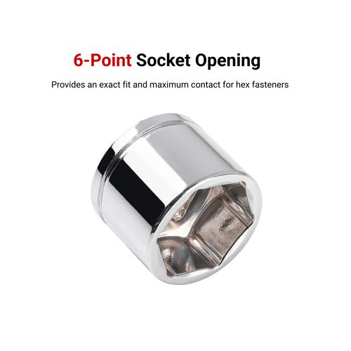 Main product image of 3/8" Drive x 21mm Extra-Shallow 6-Point Socket
