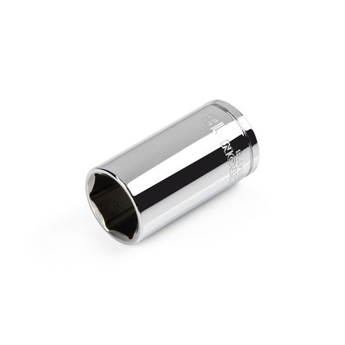Main product image of 3/8" Drive x 18mm Semi-Deep 6-Point Socket