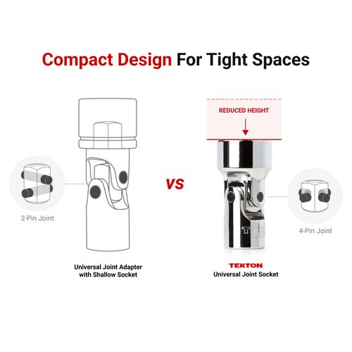 Main product image of 3/8" Drive x 3/4" Universal Joint Socket