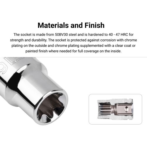 Main product image of 1/2" Drive x E18 External Star Socket