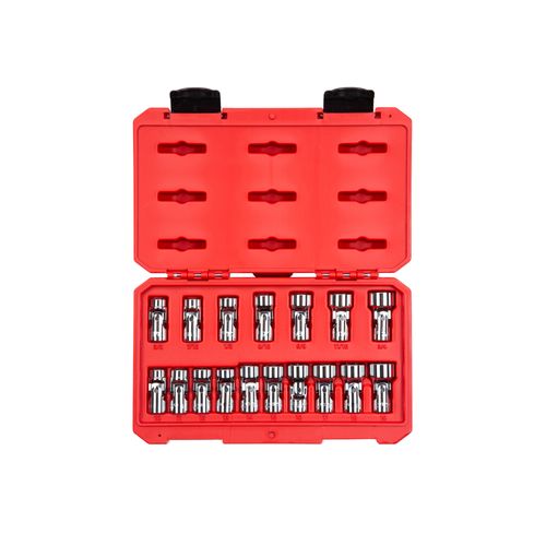 Main product image of 3/8" Drive Universal Joint Socket Set, 17-Piece (3/8-3/4", 10-19mm)