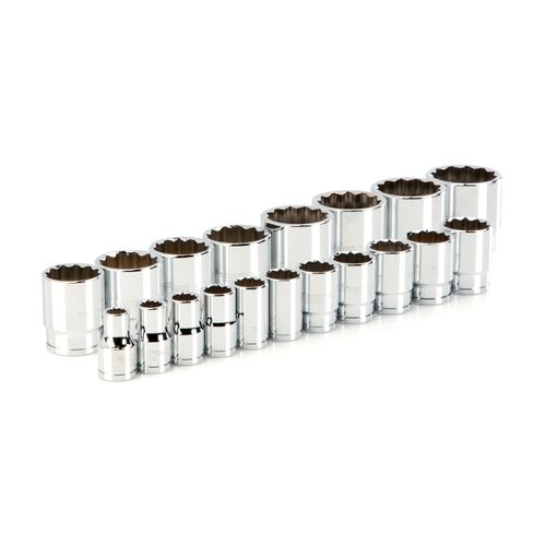 Main product image of 1/2" Drive 12-Point Socket Set, 19-Piece (3/8 - 1-1/2")