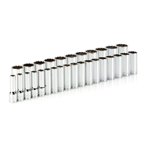 Main product image of 1/2" Drive Deep 12-Point Socket Set, 29-Piece (10-38mm)
