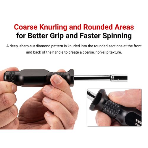 Main product image of 1/4" Drive x 6.5" Aluminum Spinner Handle (2.5" Shank)