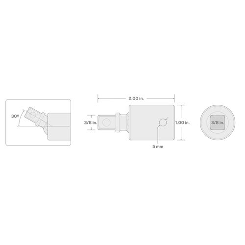 Main product image of 3/8" Drive Impact Universal Joint
