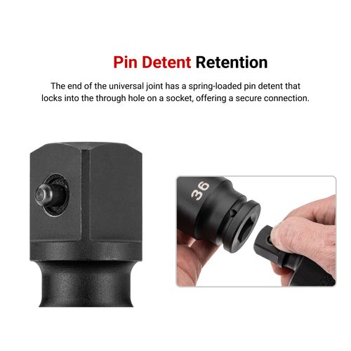Main product image of 3/4" Drive Impact Universal Joint (Pin Detent)